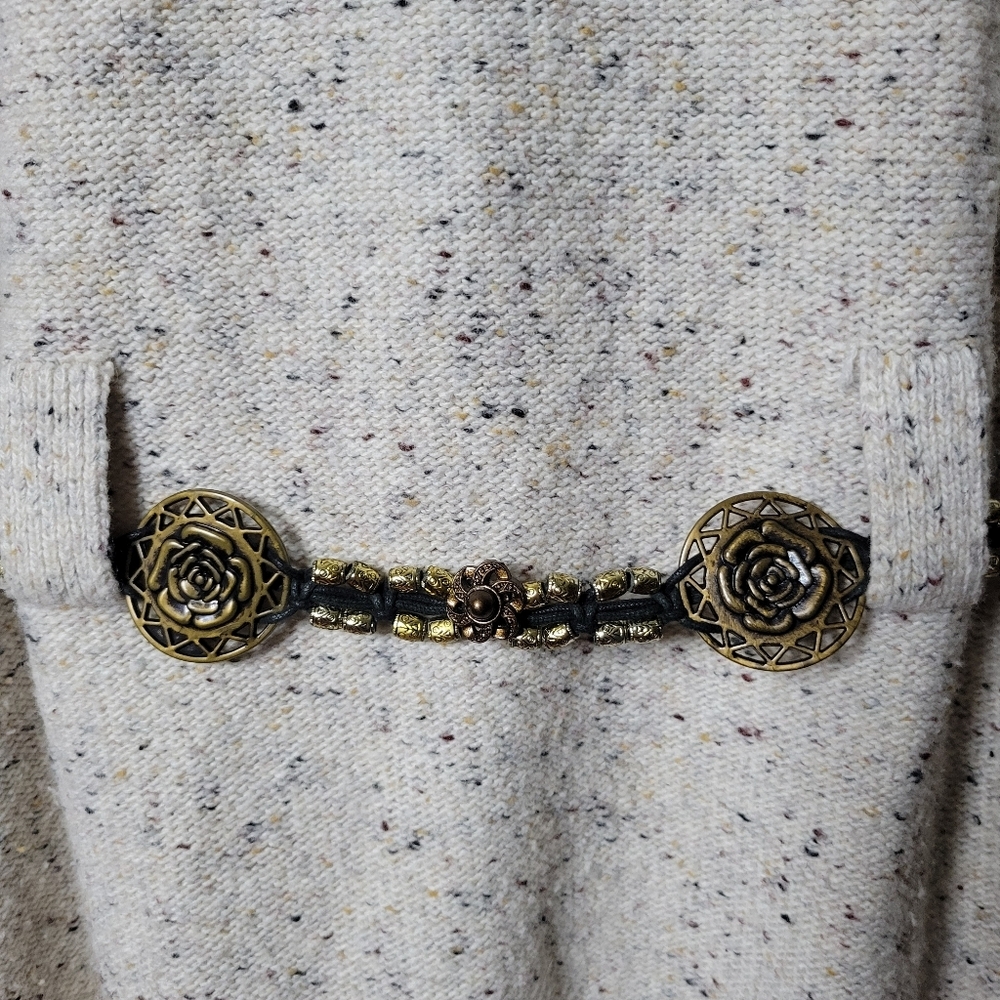 Wet Seal Belted Tunic Length Button Front Cardiga… - image 5